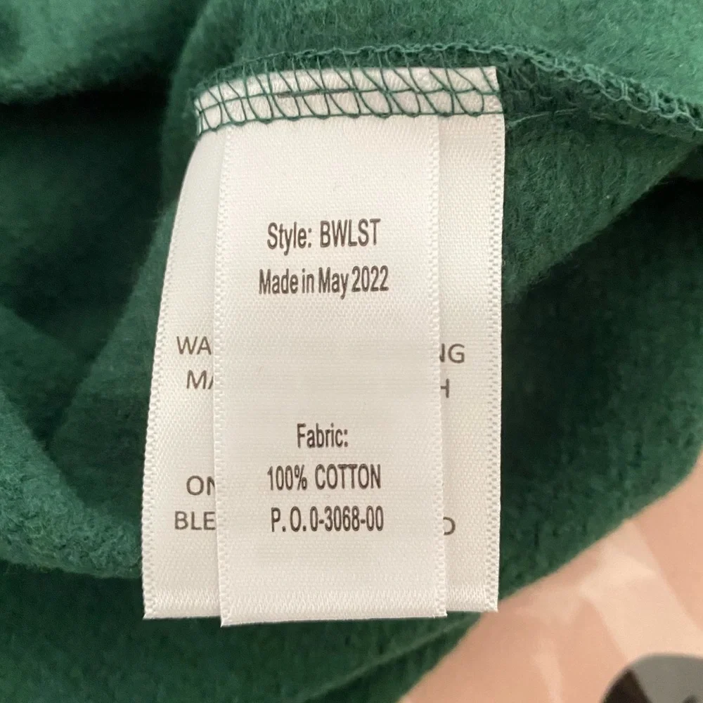 Jack Thomas Hunter Green 1/4 Quarter Zip Pull Over Size 5 NWT